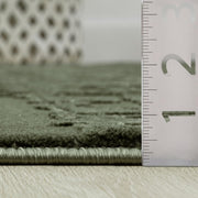 Sage Green Runner Rug - 2' x 6' - Soft and Plush by Abani – 2'6" x 6' (Rectangular), Polypropylene, Sage Green, Model PDE120A-26