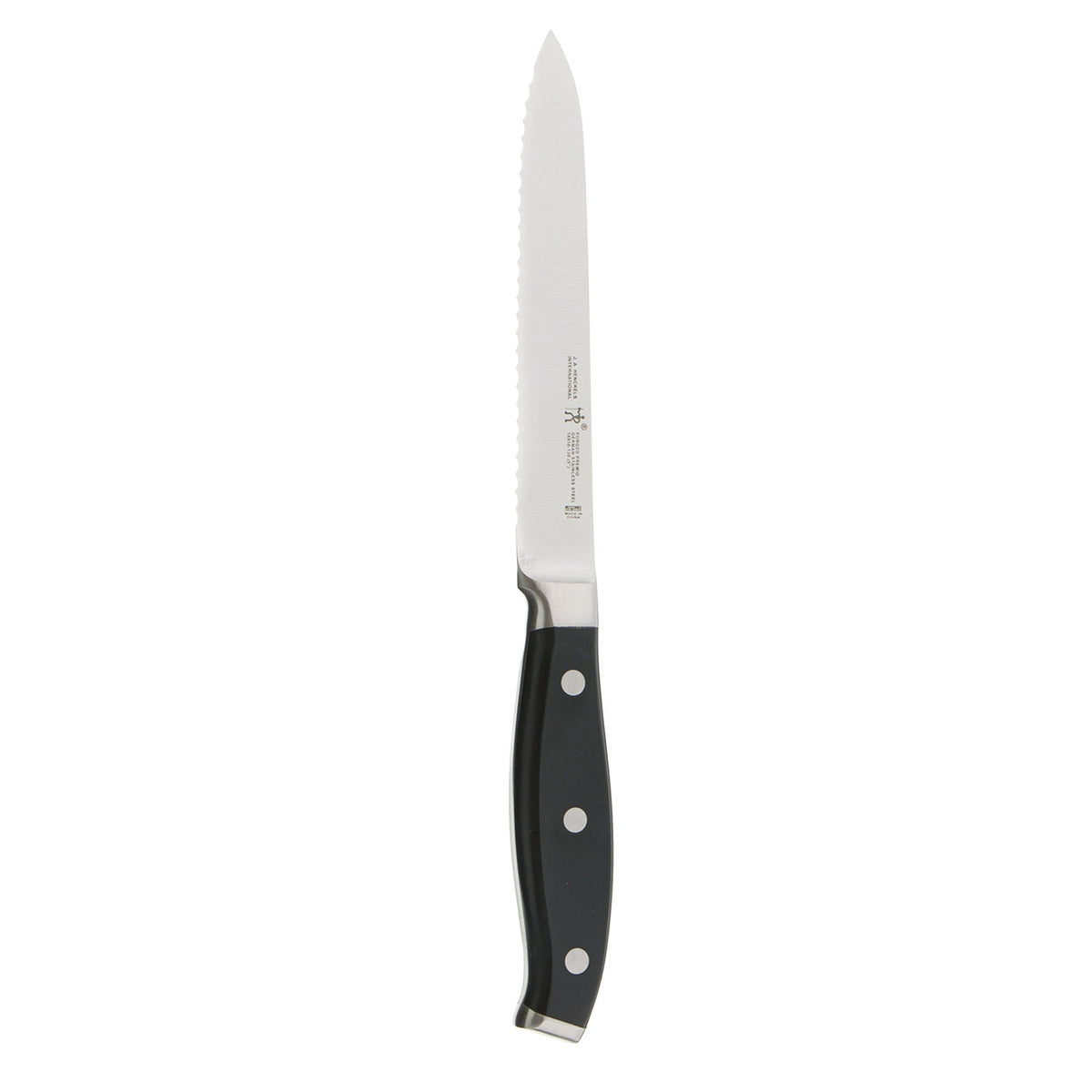 Forged Premio 17-pc Knife Block Set by HENCKELS – 17 Piece, Stainless Steel, Black, Pack of 17, Model 16935-017