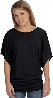 BELLA+CANVAS BELLA + CANVAS Ladies' Flowy Draped Sleeve Dolman T-Shirt
