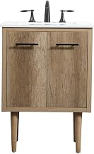 24 in. Cyrus Single Bathroom Vanity, Natural Oak