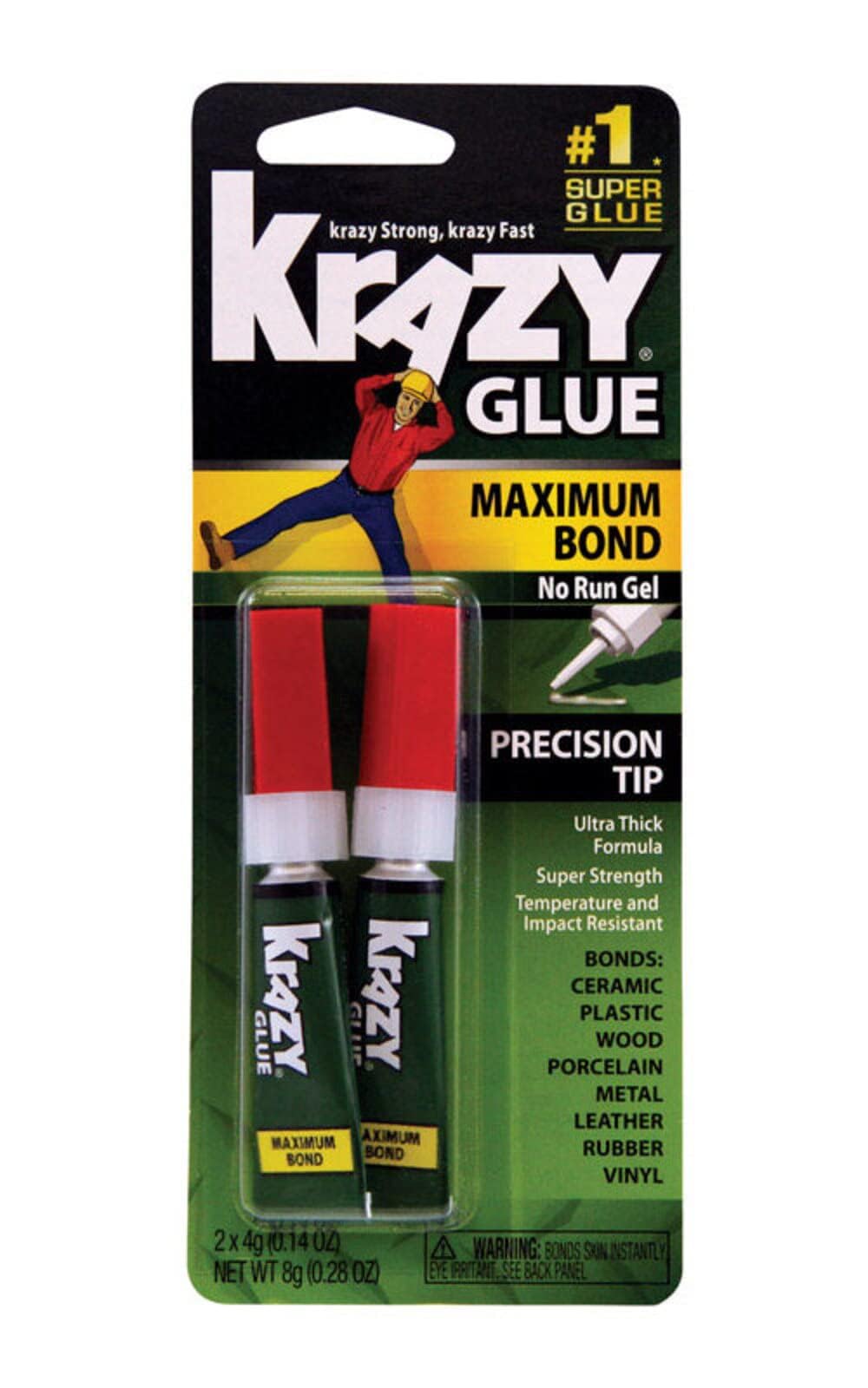 Maxbd Gel 2pk by Krazy Glue – Clear, plastic, Model KG817