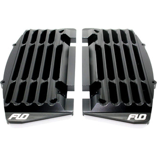 122-8079 High Flow Radiator Braces Black by FLO Motorsports – Commercial Grade