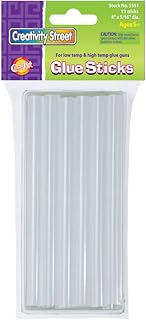 Chenille Kraft CK-3351 Dual Temp Glue Stick Refills for Hot and Lo-Tem Guns, 3.7" Wide, 5.9" Length, 0.2" Height (12 count)
