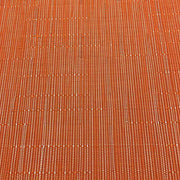 Wazaigur Placemat Set, 17.7 x 11.8 Inches, Orange