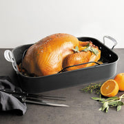 Verde Extra Large Ceramic Nonstick Turkey Roaster with Rack by Nordic Ware – Extra Large + Rack, Aluminized Steel, Ceramic Nonstick, Model 41727AMZM