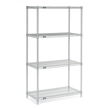 Chrome Wire Shelving by Global Industrial – 36"W x 18"D x 63"H, Chrome, Model 18366C