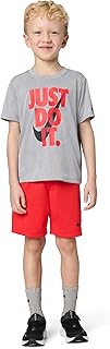 Nike Boys' Dri-FIT Just Do It T-Shirt and Mesh Shorts 2-Piece Outfit Set