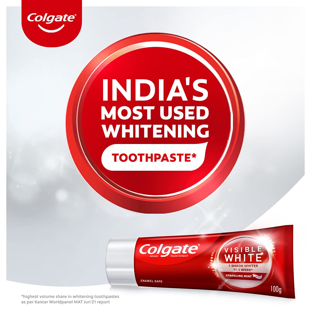 Visible White by Colgate – 3.5 Ounce (Pack of 1), Model 61022556