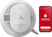 Hardwired Kidde App Enabled Smart Smoke Detector with AA Backup Battery, Interconnected Alarm