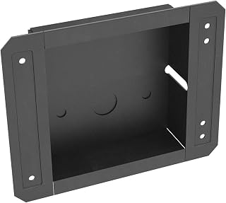 Tennsco LRH-2 Painted Steel Recessed Handle for Locker, Black