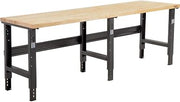Global Industrial Adjustable Height Workbench C-Channel Leg, 96" W x 30" D