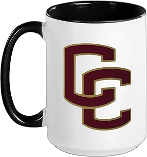 Concord-Carlisle Patriots Ceramic Mug, Black/White, 15oz