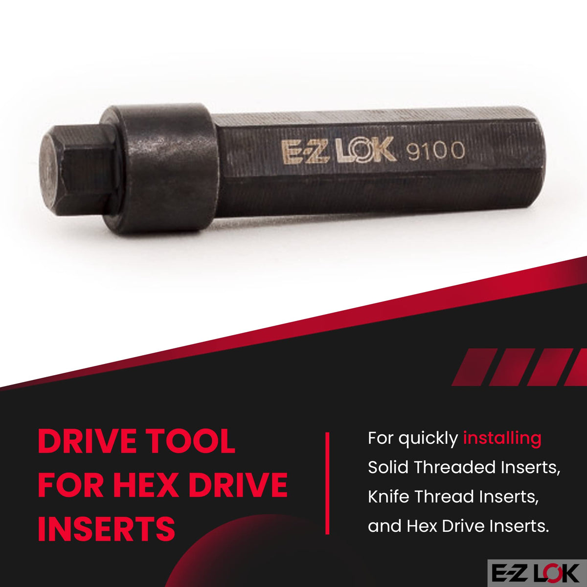 E-Z LOK 5/16-18 / Black / Industrial Inch Inserts & Kits