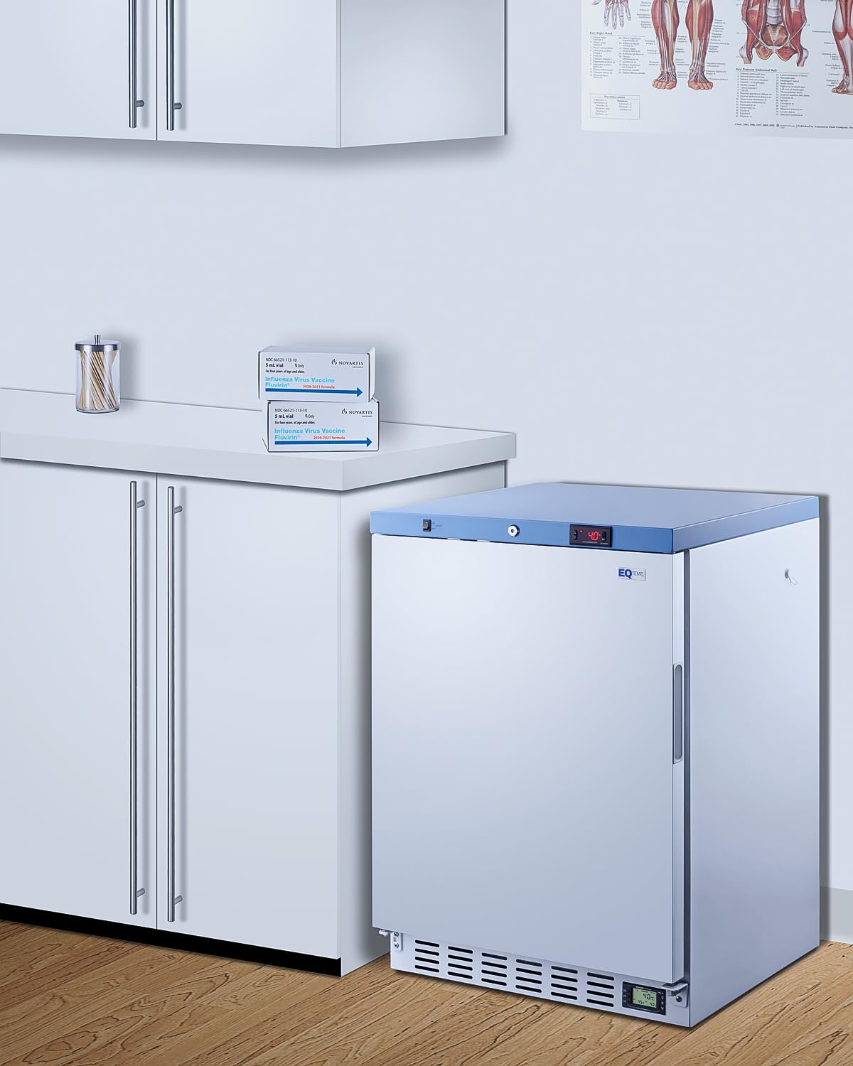 3.88 cu.ft. Vaccine Refrigerator by EQTemp – 3.88 cubic_feet, White, Model ACR51W