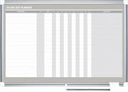 MasterVision in-Out Magnetic Dry Erase Board, 36 x 24, White Surface, Silver Aluminum Frame