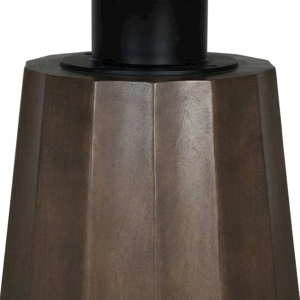 Dark Brown Wooden Round Pedestal Dining Table by Starlight Canyon Home – 60-inch diameter, 30-inch height, Solid Wood, Brown