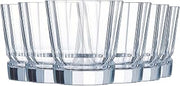 Cristal D'Arques Paris Macassar Glasses Low Shape 32cl Set of 6 Krysta Crystal Glass for Water, Juices and Other Softs Shine, Transparency and High Resistance