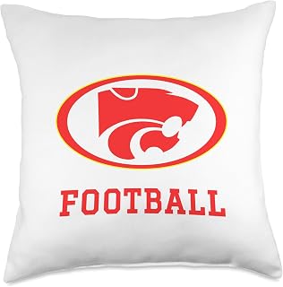 Carlisle High School Wildcats Football Throw Pillow