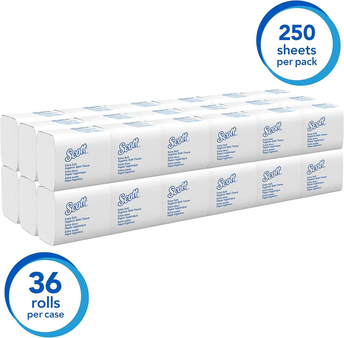 Control Hygienic Bath Tissue by Cottonelle – Regular, Paper, Pack of 36, Model 48280