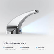 SF-2350 Sensor Faucet by Sloan – 8.625 x 5.375 x 11.00 inches, Brass, Polished Chrome, Model 3362119