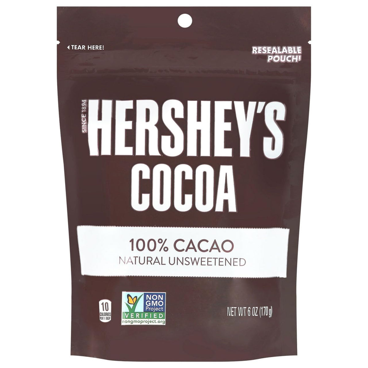 Hersheys, Cocoa 100% Cacao Natural Unsweetened, 6 Ounce by HERSHEY'S – 6 Ounce