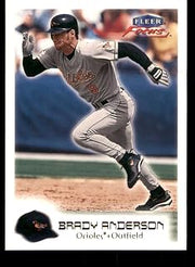 Baseball Trading Card MLB 2000 Fleer Focus #184 Brady Anderson NM Near Mint Orioles