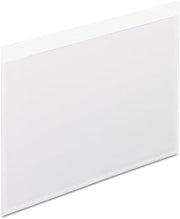 Pendaflex Self-Adhesive Vinyl Pockets, 4 x 6, Clear Front/White Backing, 100/box