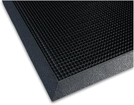 Apache Mills Heavy-Duty Scrubber Entrance Mat, 32x39, Black