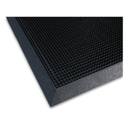 Heavy-Duty Scrubber Entrance Mat by Apache Mills – 38.75"L x 32"W x 8"H, Rubber, Black, Model 39-372-0900-03200039