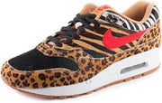 Air Max 1 DLX by Nike - Wheat, Sport Red, Bison