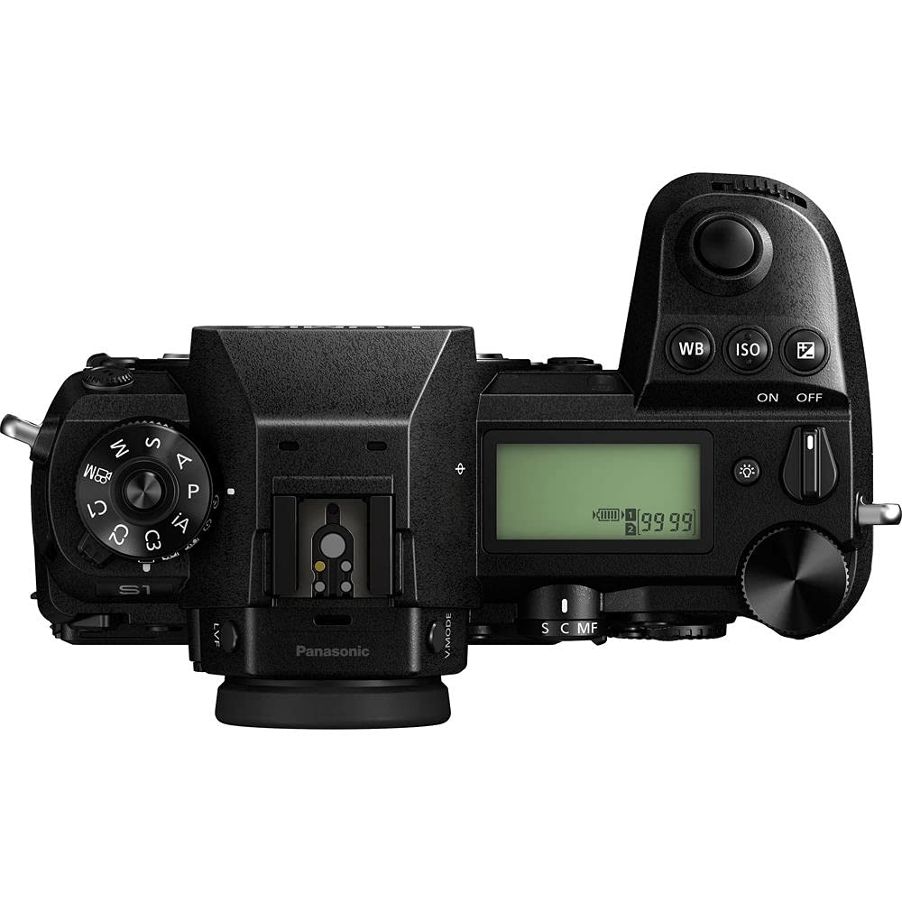 Lumix S1 Mirrorless Camera with 24-105mm Lens Bundle + Accessory Package with 64GB Memory by Panasonic – Black, Pack of 40, Model BH52-S124105-71626