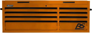 Homak RS Pro, 54in. RS PRO 8 DWR TOP Chest with Outlet-Orange, Width 54 in, Height 21.375 in, Color Orange, Model# OG02065800