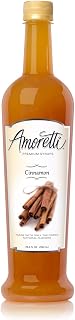 Amoretti Premium Syrup, Cinnamon, 25.4 Ounce (Pack of 12)
