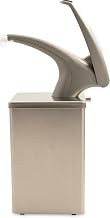 San Jamar P4800 Stainless Steel Frontline Countertop Box System with Condiment Pump, Metal Finish