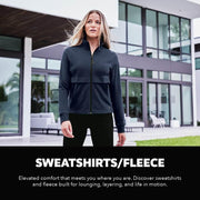 Women's Regain 1/2-Zip - Lightweight Athletic Pullover by OGIO – Medium, Blacktop, Model LOG172