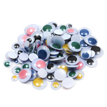 Wiggle Eyes Classroom Pack by Chenille Kraft – Assorted Sizes, Model 3400