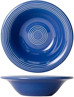 Tuxton Concentrix Cornflower Solid Color 11-Ounce Stackable Cereal Bowl, Case of 24, Blue; Scratch Resistant; Chip Resistant; Lead & Cadmium Free; Dishwasher, Microwave, Oven Safe
