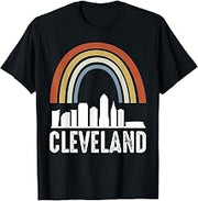 Cleveland Retro Youth Jersey Clothing Rainbow Cleveland T-Shirt