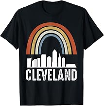Cleveland Retro Youth Jersey Clothing Rainbow Cleveland T-Shirt