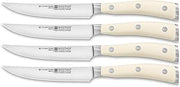 Wusthof Classic Ikon 4-Piece Steak Set, Creme
