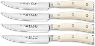 Wusthof Classic Ikon 4-Piece Steak Set, Creme
