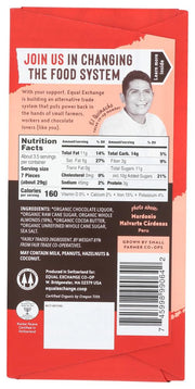Organic Dark Chocolate with Almonds & Sea Salt (55% Cacao) by Equal Exchange – 3.5 Ounce (Pack of 10), Pack of 10