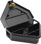 JT Eaton Gold Key Mouse Depot Plastic Tamper-Resistant Mini Bait Station with Clear Window – Indoor & Outdoor Mouse Size Rodent Control