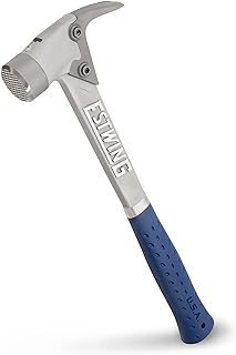 Estwing AL-PRO Aluminum Framing Hammer, 14 oz, Blue, Milled Face, ALBLM