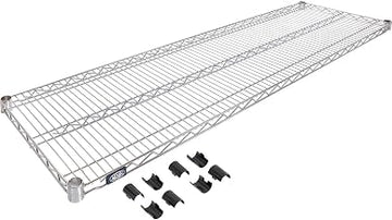 Nexel Global Industrial 60" W x 18" D Chrome Wire Shelf