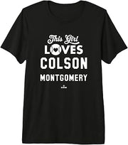 This Girl Loves Colson Montgomery Chicago Baseball MLBPA Premium Tri-blend T-Shirt