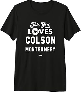 This Girl Loves Colson Montgomery Chicago Baseball MLBPA Premium Tri-blend T-Shirt
