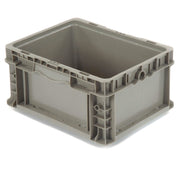Straight Wall Container Solid by Monoflo – Plastic, Gray, Model NRSO1215-07