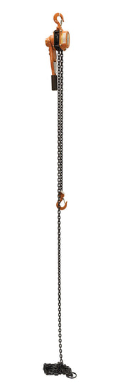 Steel Economy Lever Hoist 20 Ft. Chain Length 1500 Lb. Capacity Orange by Vestil – One Size, steel, Orange, Model ELH-15-20