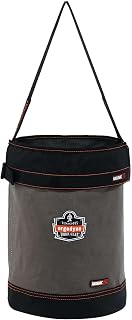 Ergodyne Arsenal 5930T Large Canvas Tool Bucket with Cover, Gray